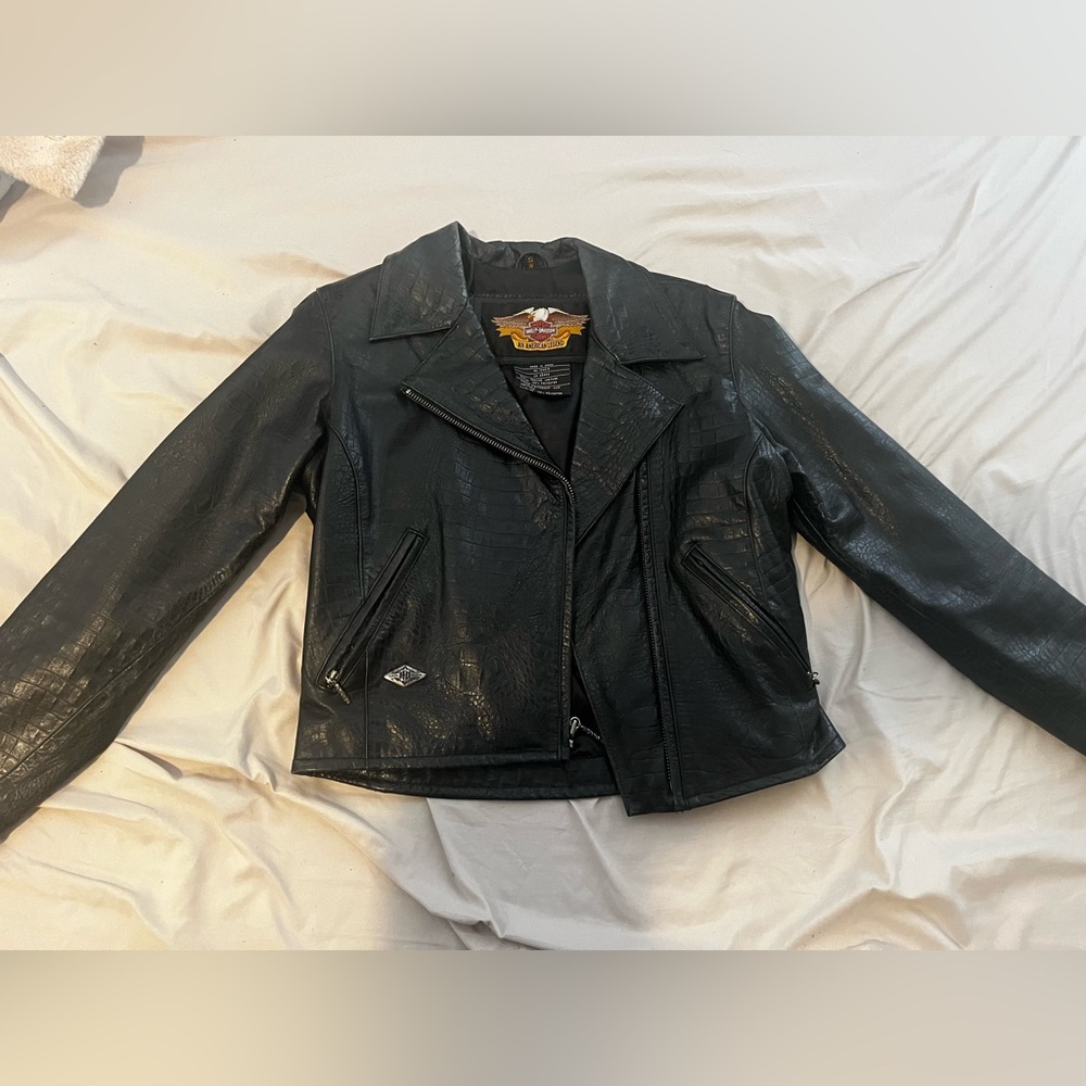 Authentic, real leather Harley Davidson jacket!